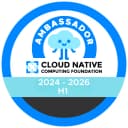 CNCF Ambassador credential badge